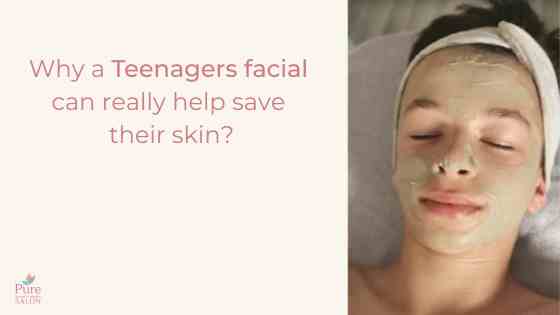 Teenagers facial